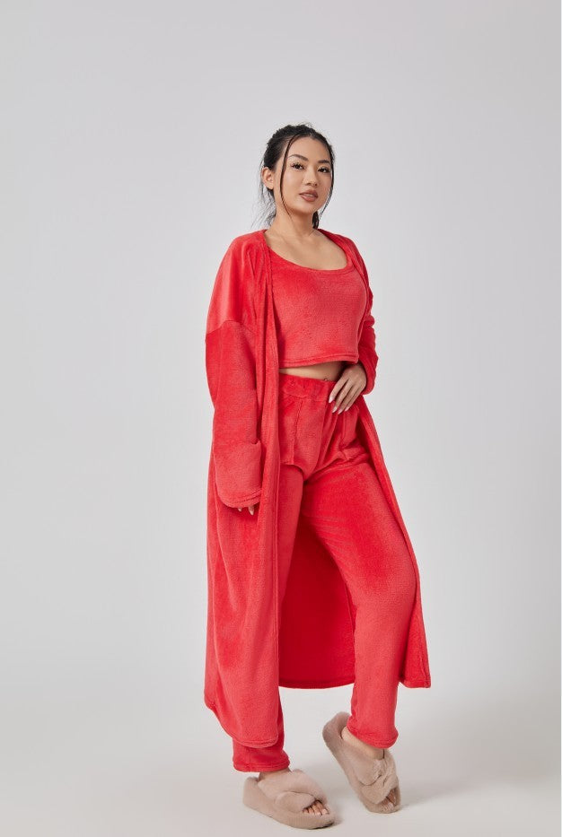 Cozy 3-Piece Lounge Set – Soft, Stylish & Perfect for Winter Comfort