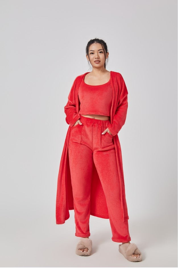 Cozy 3-Piece Lounge Set – Soft, Stylish & Perfect for Winter Comfort