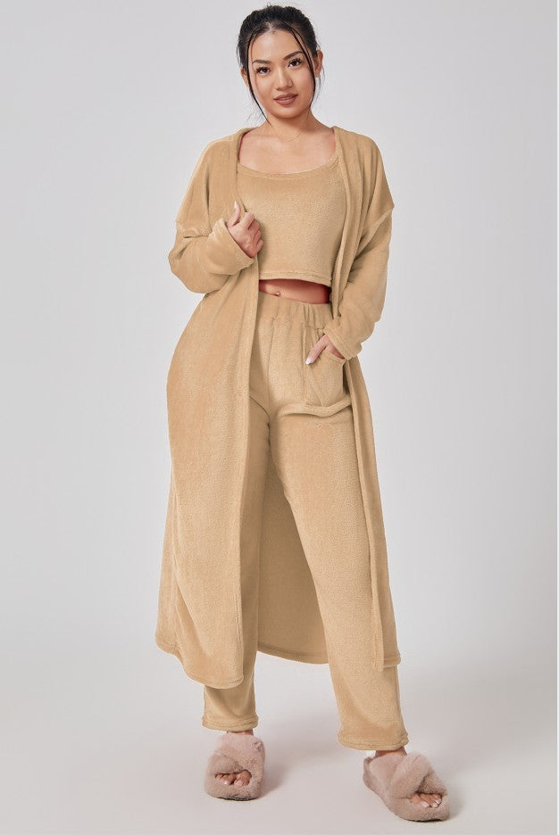 Cozy 3-Piece Lounge Set – Soft, Stylish & Perfect for Winter Comfort
