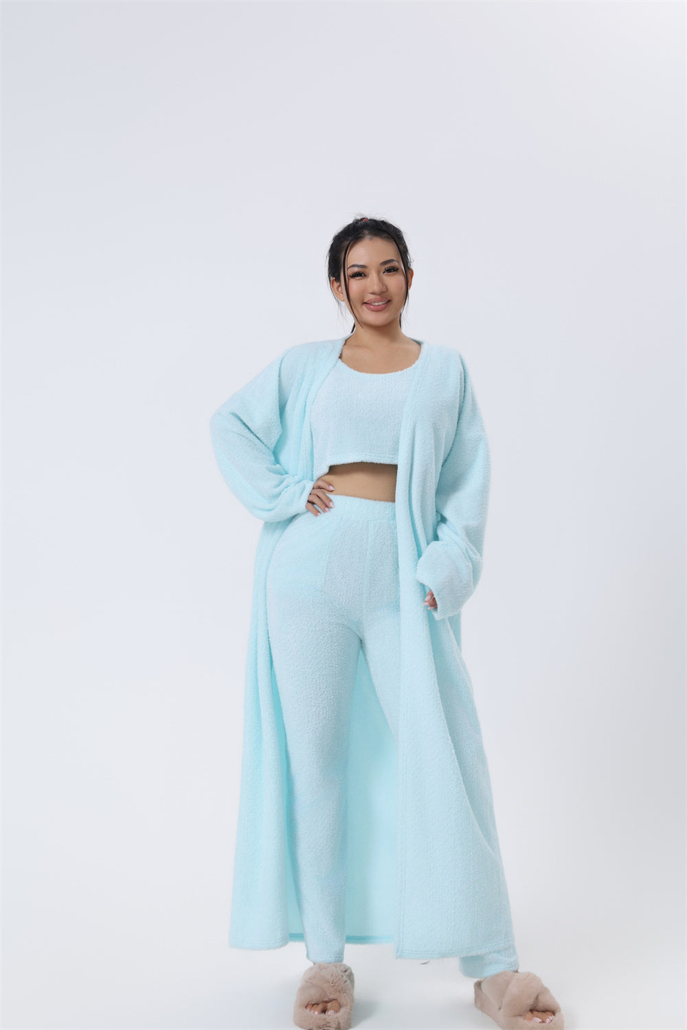 Cozy 3-Piece Lounge Set – Soft, Stylish & Perfect for Winter Comfort
