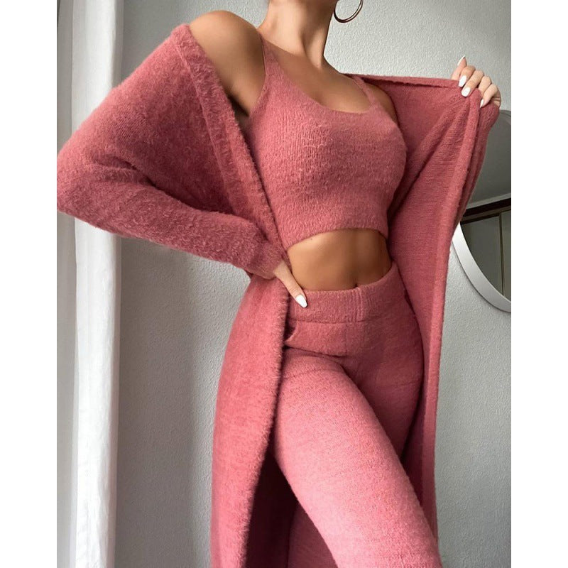 Cozy 3-Piece Lounge Set – Soft, Stylish & Perfect for Winter Comfort