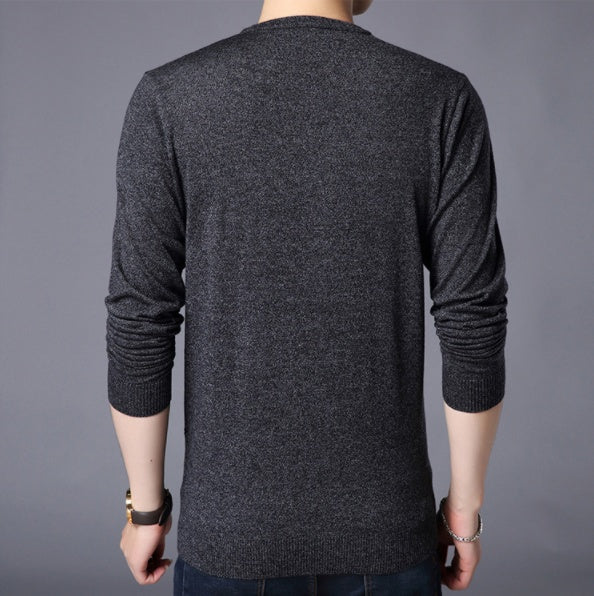 Men's pullover crew neck sweater