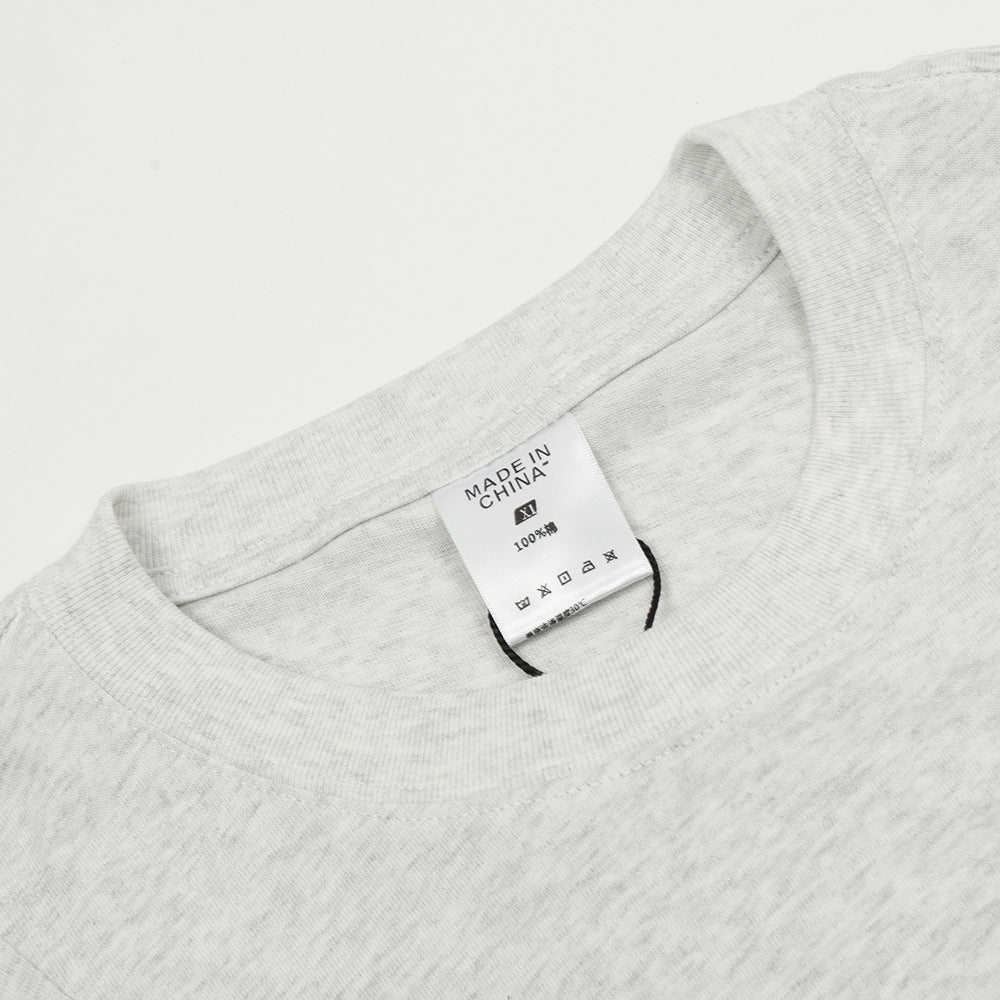 Cotton Short-sleeved T-shirt Loose Top Men